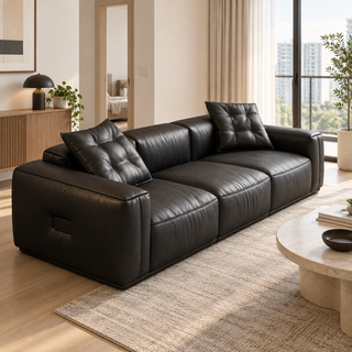 Luvessa Leather Sofa