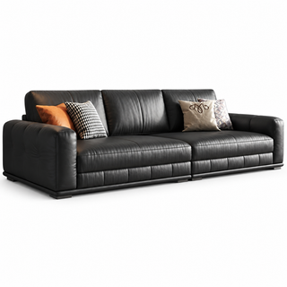 Zarevin Leather Sofa