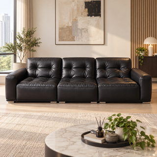 Ambrisa Leather Sofa