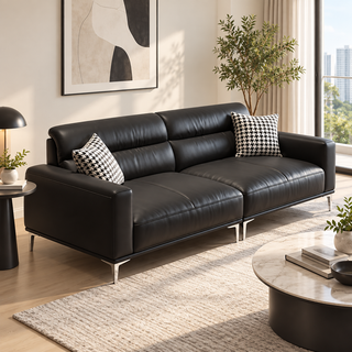 Vascella Leather Sofa