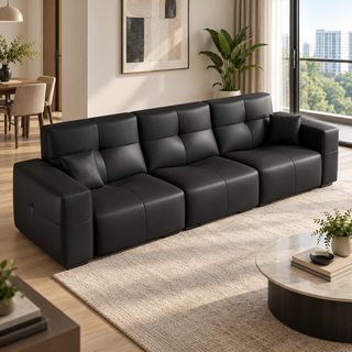 Lurvian Leather Sofa