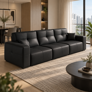 Lurvian Leather Sofa
