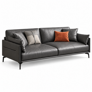 Zenvella Leather Sofa
