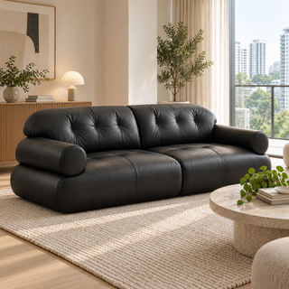 Amvian Leather Sofa