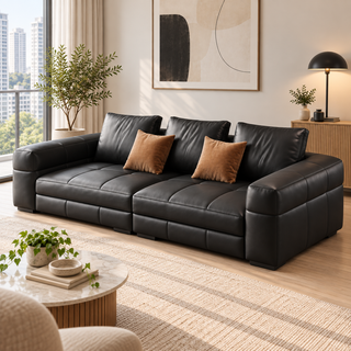 Melvessa Leather Sofa