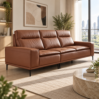 Velrion Leather Sofa