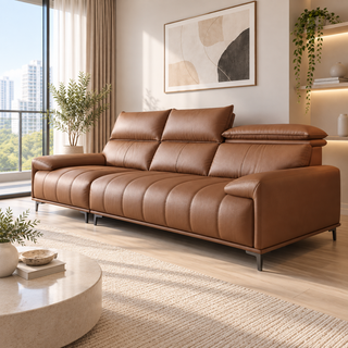 Brenaro Leather Sofa