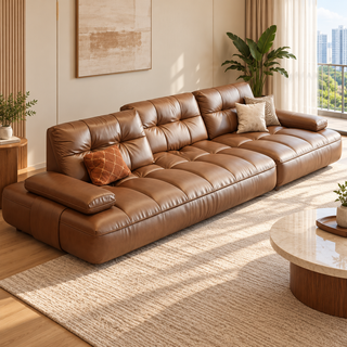 Vascen Leather Sofa