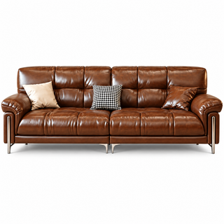 Luvanto Leather Sofa