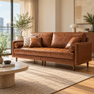 Ambrien Leather Sofa