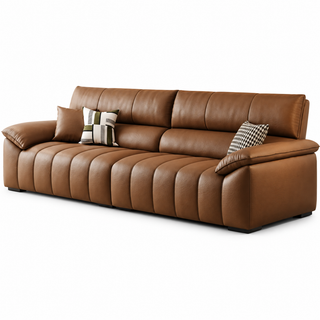 Melvaris Leather Sofa