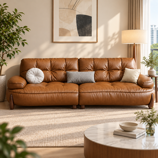 Quenora Leather Sofa