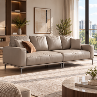 Veylora Leather Sofa