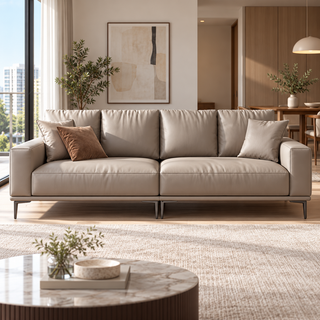 Veylora Leather Sofa