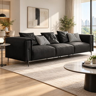 Caltrane Leather Sofa