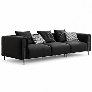 Caltrane Leather Sofa
