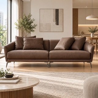 Elvinaire Leather Sofa