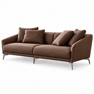Elvinaire Leather Sofa