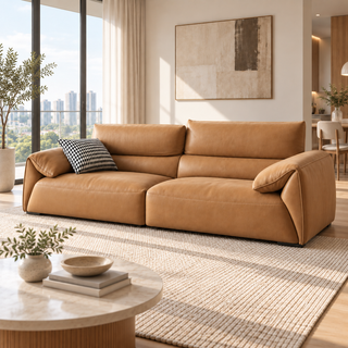 Ferlora Leather Sofa