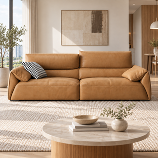 Ferlora Leather Sofa