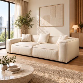 Arlisse Leather Sofa