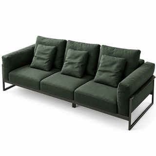 Cevella Leather Sofa