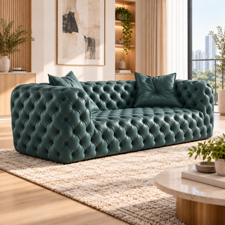 Fenvia Faux Leather Sofa