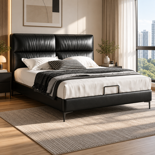 Elcanto Leather Bed Frame
