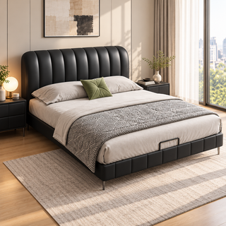 Gravelle Leather Bed Frame