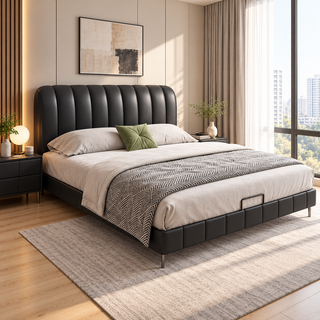 Gravelle Leather Bed Frame