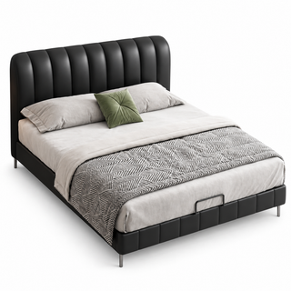 Gravelle Leather Bed Frame