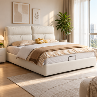 Lorvenna Leather Bed Frame