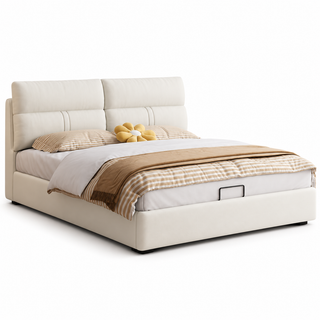 Lorvenna Leather Bed Frame