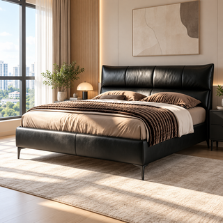 Mavelleo Leather Bed Frame