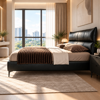 Mavelleo Leather Bed Frame