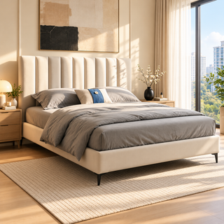 Orellen Leather Bed Frame
