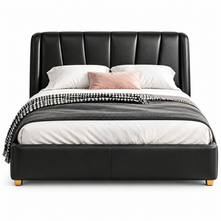 Veyrissa Leather Bed Frame