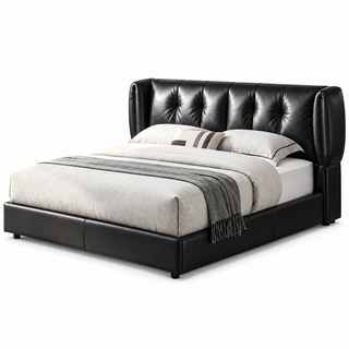 Arvelloa Leather Bed Frame