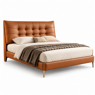 Ferlisse Leather Bed Frame