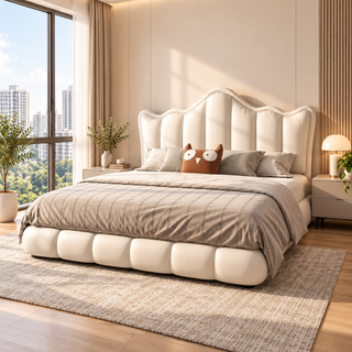 Tavrenzo Leather Bed Frame
