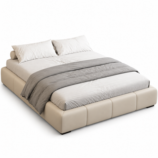 Raventine Faux Leather Bed Frame