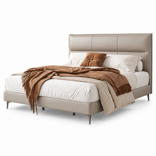 Cormaris Leather Bed Frame