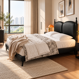 Naverra Leather Bed Frame