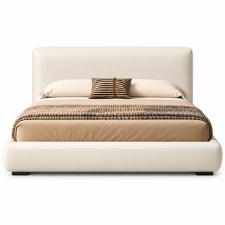Lenvessa Faux Leather Bed Frame