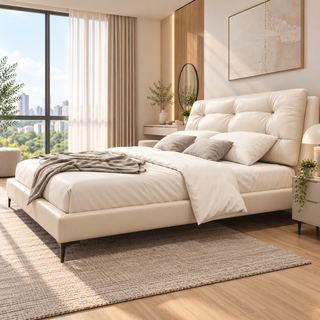 Tavrilla Leather Bed Frame