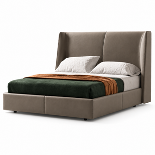 Alvendra Faux Leather Bed Frame