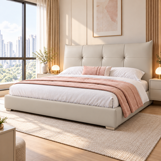 Brivanto Leather Bed Frame