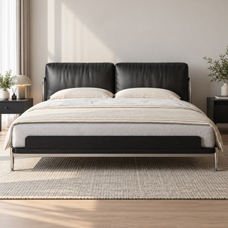 Darvessa Leather Bed Frame
