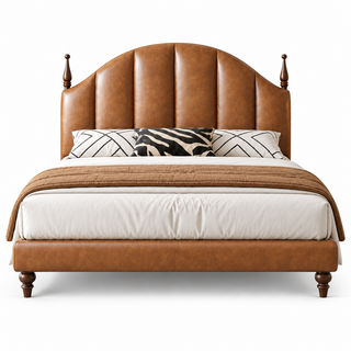 Ferlando Leather Bed Frame