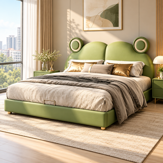 Orellia Leather Bed Frame